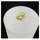 18k Gold Nugget Miners Tie Tack
