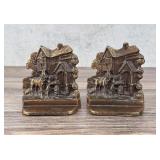 Cast Iron A Welcome Guest Bookends