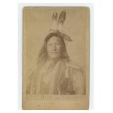 Chief Rain in the Face Indian Cabinet Photo