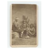 Hull Fremont Nebraska Otoe Indian CDV Photo