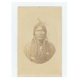 W.S. Soule Chief Little Bird Indian CDV Photo