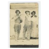 African American Frontier Hold Up RPPC Postcard