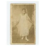 African American Black Ballerina RPPC Postcard