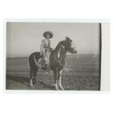 Horse Hit by Lightning Montana RPPC Postcard