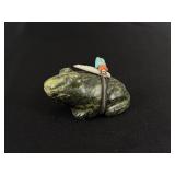 Anderson Weahkee Zuni Carved Frog Fetish