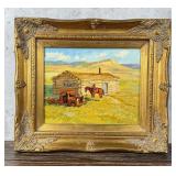Dave Powell Montana Home on the Range Painting