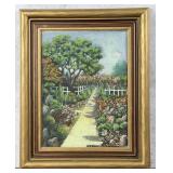 William Constable Adam Rose Covered House Painting