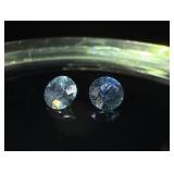 1.08ct Total Weight Faceted Montana Sapphires