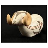 Randy Nahohai Zuni Pueblo Pottery Ram
