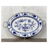 Colonial Meissen Blue Onion Warming Plate
