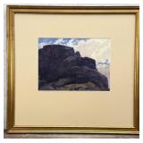 Albert DeRome Rocks Near Cedarville Painting