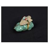 Zuni Carved Turquoise Badger Fetish