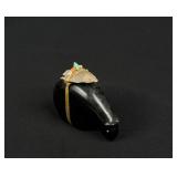 Herbert Davis Zuni Carved Jet Bear Fetish