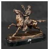 Frederic Remington The Buffalo Signal Bronze