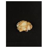 Zuni Carved Picasso Marble Frog Fetish