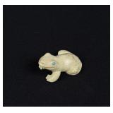 Zuni Carved Travertine Frog Fetish