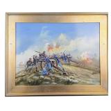 Hulan Fleming The Charge Civil War Painting