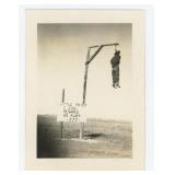 Vigilantes of Montana Hung Cattle Thief Photo
