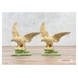 Cast Iron Eagle Bookends