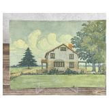 Henry Talbot New Hampshire Watercolor Painting