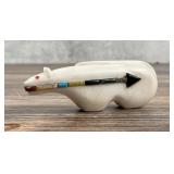 Zuni Carved Heartline Mountain Lion Fetish