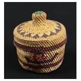 Makah Northwest Coast Native American Whale Basket