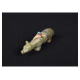 Herbert Davis Zuni Carved Serpentine Fox Fetish
