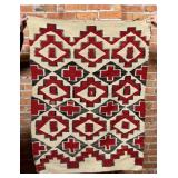 Transitional Navajo Spider Woman Cross Blanket