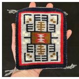 Navajo Indian Miniature Klagetoh Sampler Rug