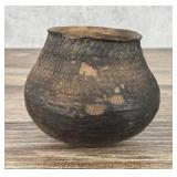 Ancient Salado Indian Corrugated Bowl Pot Jar