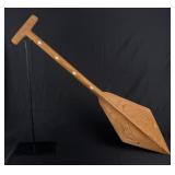 Tlingit Northwest Coast Indian Carved Canoe Paddle