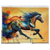 Loana Massiel Lopez Castellon Horse Painting