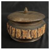 Catskill Mountains New York Carved Hickory Box