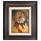 Gary Cook War Shield Painting