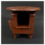 American Federal Folk Art Dollhouse Hutch Table