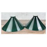 Emeralite Cased Glass Green Lamp Shades