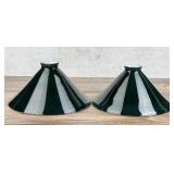 Emeralite Cased Glass Green Lamp Shades