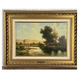 Heinie Hartwig By the River Painting