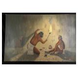 Gary Cook Watchful Eyes Painting