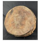 South American Tribal Goatskin Sieve Sifter