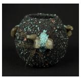 Zuni Indian Turquoise Fetish Pot