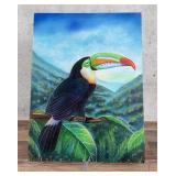 Wilson Arguello Toucan Oil Painting