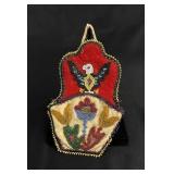 Tlingit Native American Indian Beaded Wall Pocket