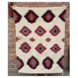 Navajo Indian Ganado Saddle Blanket Rug