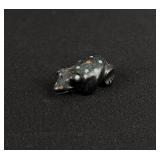 Zuni Carved Jet Frog Fetish