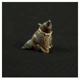 Zuni Carved Septarian Nodule Fox