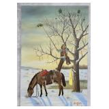 Gary Cook Christmas Kisses Painting