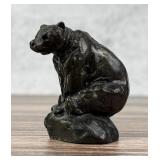 Philip R Goodwin Seated Bear Bronze