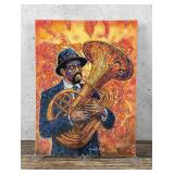 Ricardo Maya Oil on Board Painting