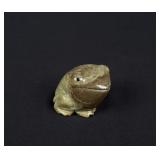 Zuni Carved Cute Chubby Frog Fetish